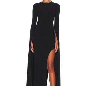 Norma Kamali Black Backless Dress